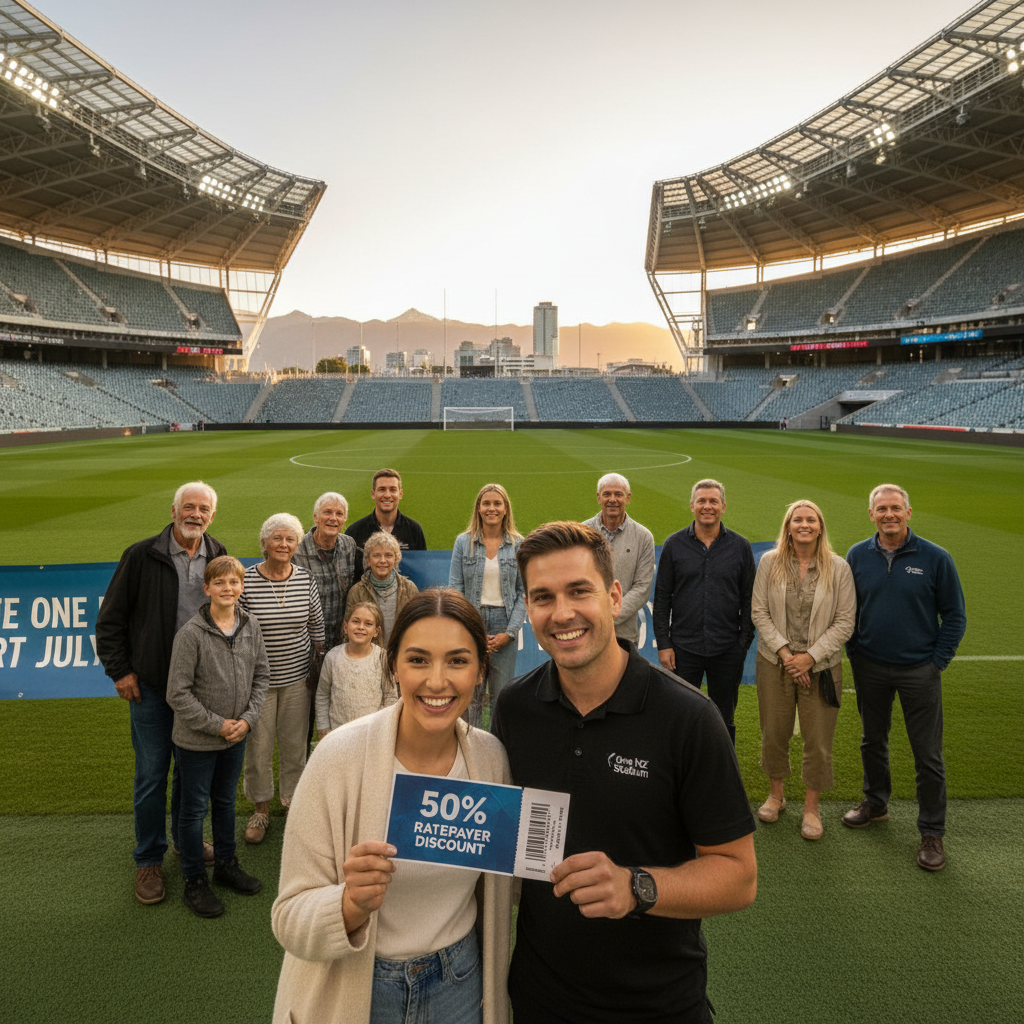 Christchurch's One NZ Stadium provides behind-the-scenes public tours, offering discounted rates for locals.